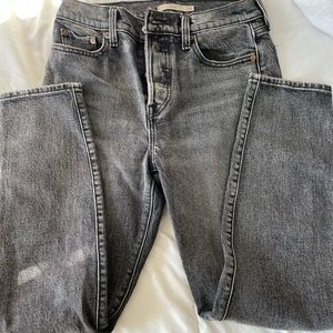 Levi’s Wedgie Straight Leg High Rise Jeans
